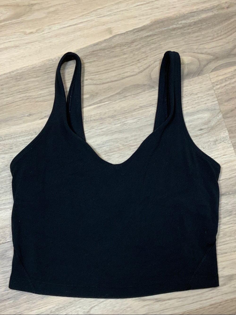 lululemon athletica Black Align Cropped Tank